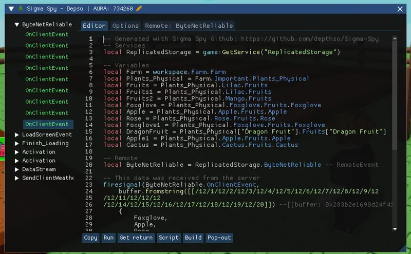 undefined Sigma Spy | Remote Spy, Script Builder, Decompiler